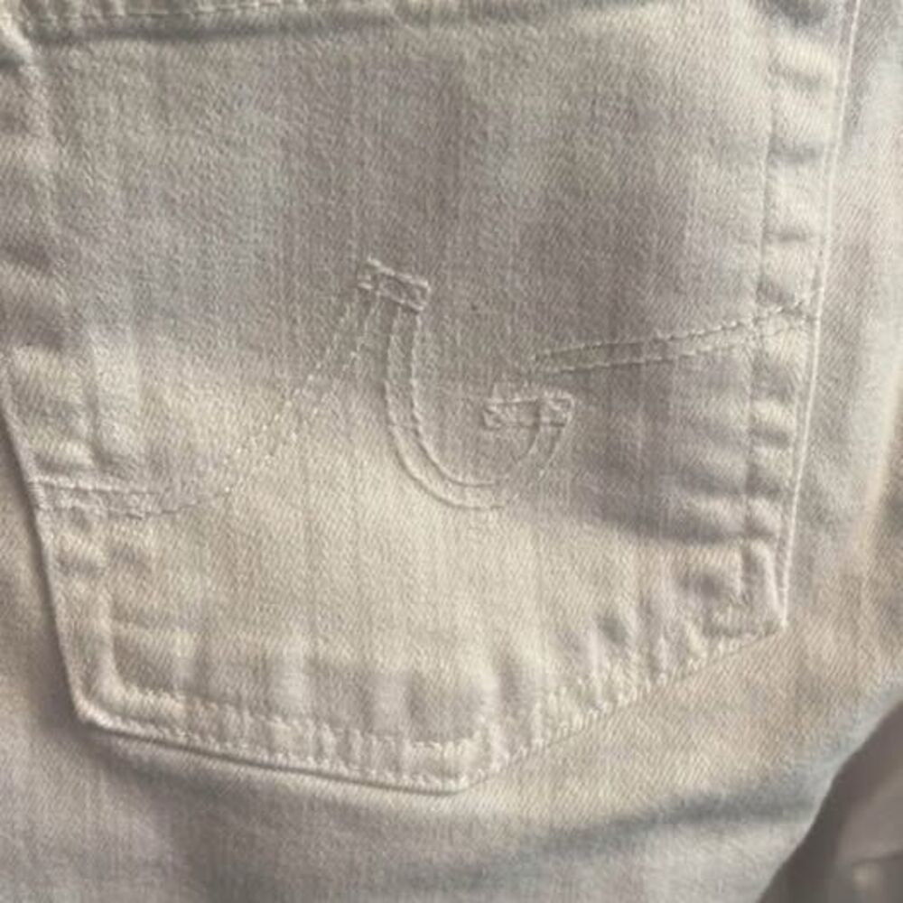 AG Adriano Goldschmied Quinne White High Rise Flare Jeans 26 Spring Cute New NWT - Picture 8 of 9
